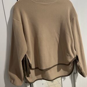 Uniqlo Tan Cowl Neck Sweater